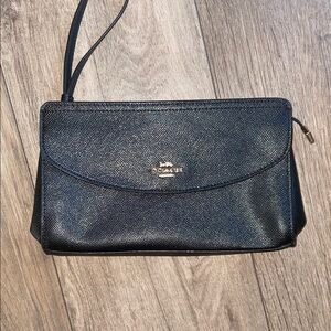 Black Coach Clutch/Wristlet